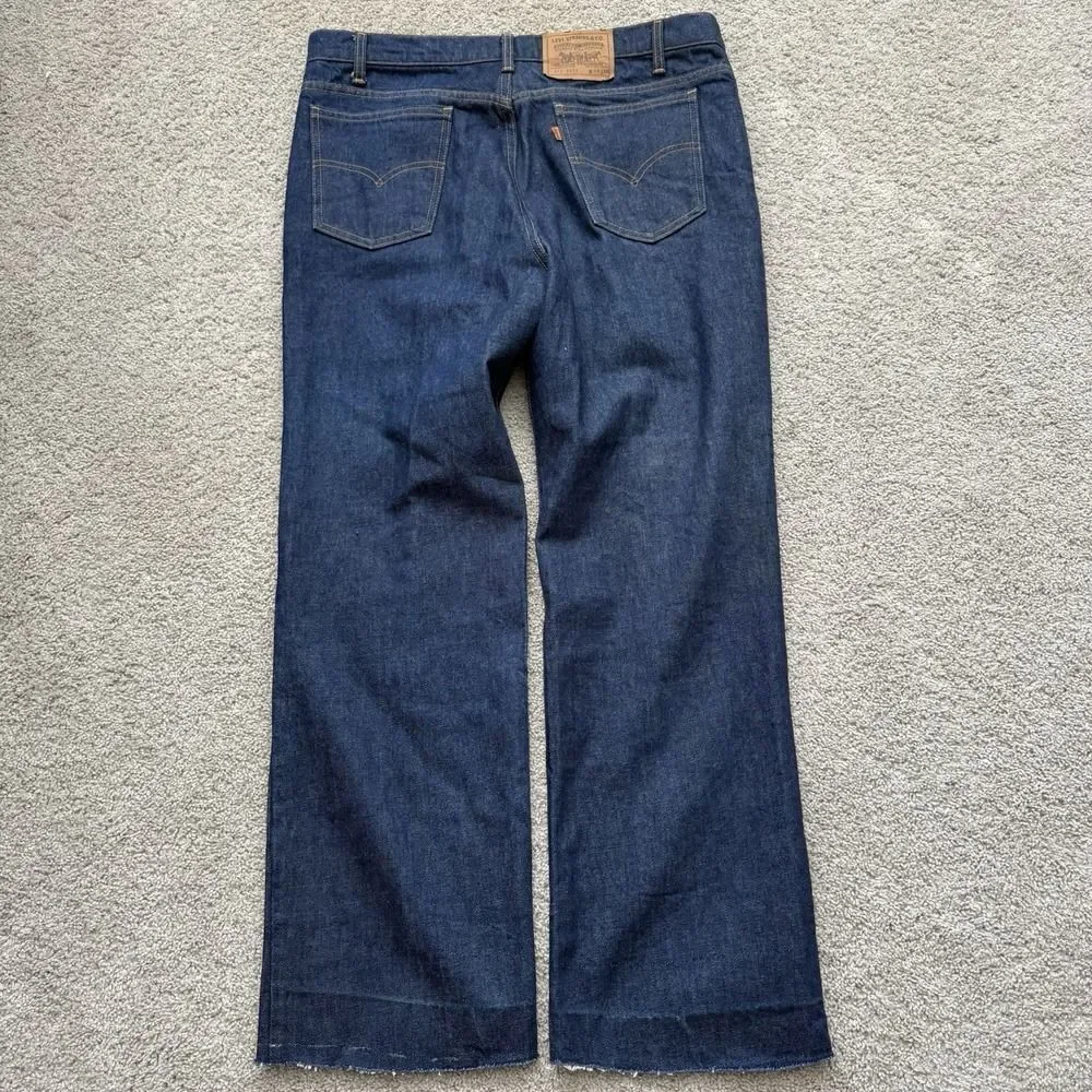 Vintage Levis 517 Jeans Mens 38 x 30 Actual Bootcut Orange Tab Dark Denim Canada